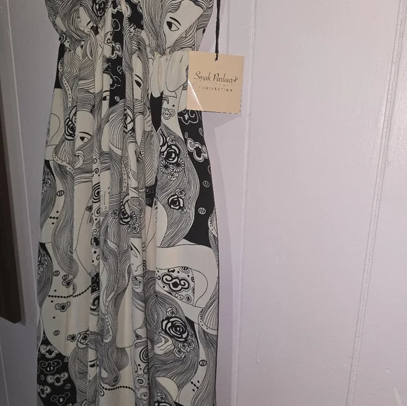 Smak Parlour Psychedelic Goddess Print Maxi Dress. Women's small - Picture 7 of 12